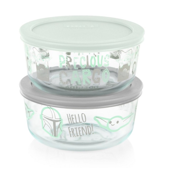 Pyrex Other - Star Wars The Mandalorian 4-pc. Glass Food Storage Set by Pyrex